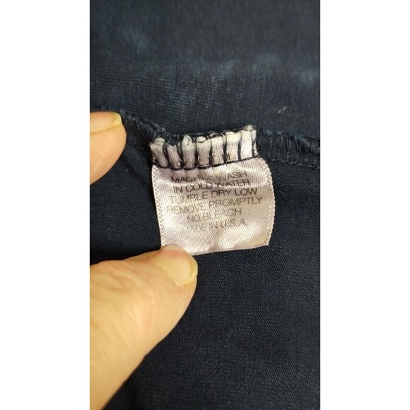 Cover Charge Shrug Sweater Vintage Western Boho Blue Stonewashed Fringe S - Picture 9 of 10